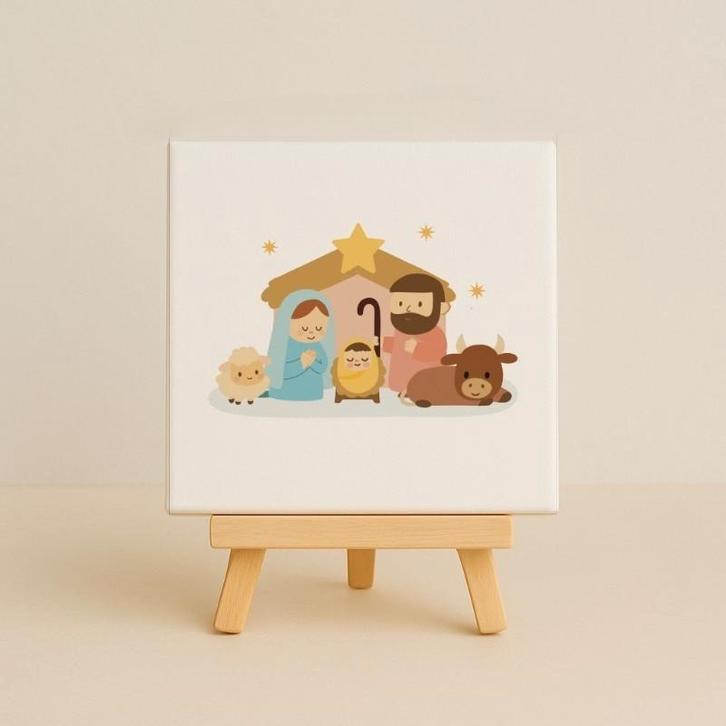 Wandtegeltje kerst, Huis en Inrichting, Woonaccessoires | Wanddecoraties, Nieuw, Ophalen of Verzenden
