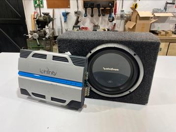 Rockford Fosgate P2 subwoofer met Infinity Reference 7541a