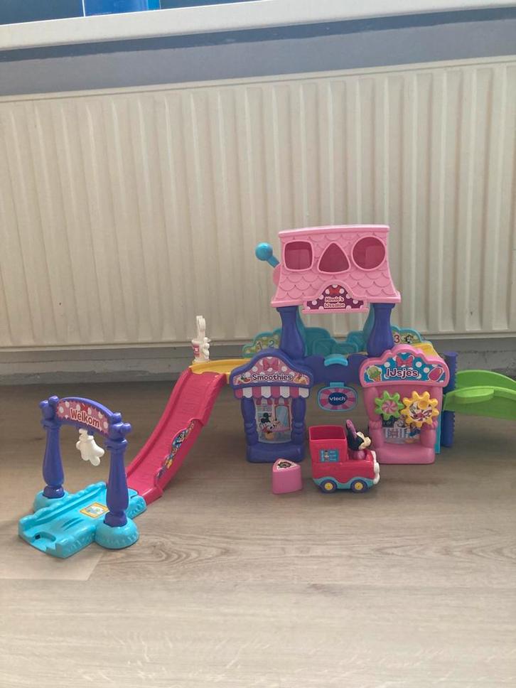 VTech Toet Toet Auto's Disney Minnie's IJssalon, Kinderen en Baby's, Speelgoed | Vtech, Gebruikt, 4 tot 6 jaar, Ophalen of Verzenden