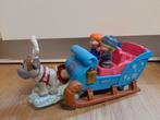Disney Frozen slee met Anna Kristoff en Sven, Ophalen of Verzenden, Overige figuren, Beeldje of Figuurtje
