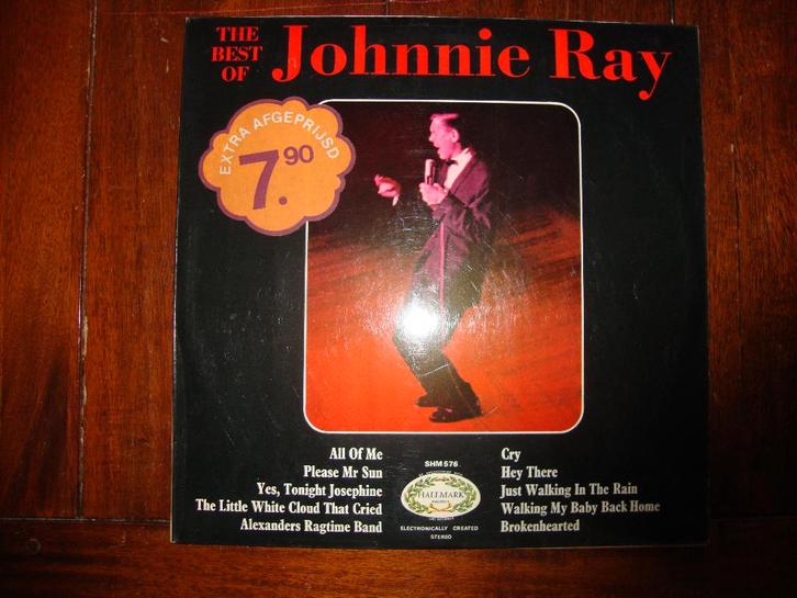 LP Johnnie Ray / The best of Johnnie Ray (Hallmark 1966), Cd's en Dvd's, Vinyl | Pop, Gebruikt, 1960 tot 1980, 12 inch, Ophalen of Verzenden