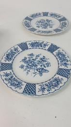 Melody Blue, Myott England vintage gebaksbordjes, 4 st. 8B7, Antiek en Kunst, Ophalen of Verzenden