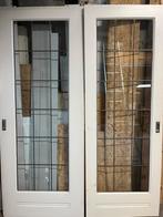 2 vintage Ensuite deuren plus minus 73 x 202, Doe-het-zelf en Verbouw, Deuren en Horren, Ophalen, Gebruikt, Minder dan 80 cm, Binnendeur
