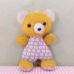 Vintage beer teddybeer retro beertje  knuffelbeer jaren 70, Verzamelen, Beren en Cherished Teddies, Ophalen of Verzenden, Gebruikt