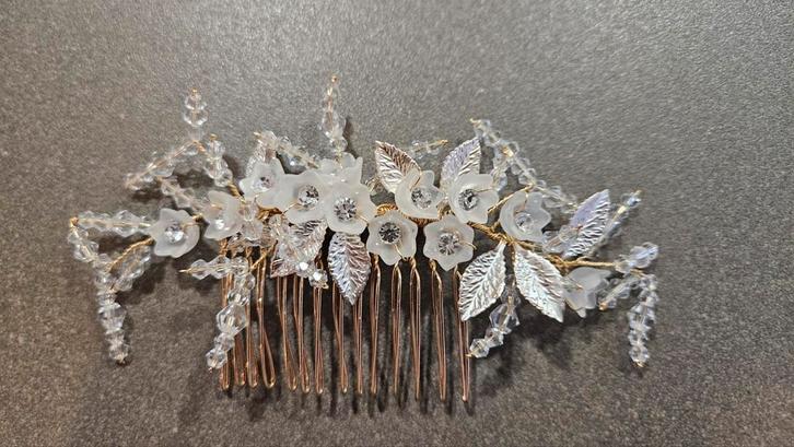 Bruids haarspeld / haarkam Charlotte van Sally Jane bruiloft, Sieraden, Tassen en Uiterlijk, Overige Accessoires, Zo goed als nieuw