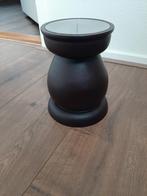 Donker bruin houten kaarsenkandelaar van VT Wonen, Bruin, Ophalen of Verzenden, Zo goed als nieuw, Minder dan 25 cm