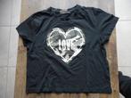 t shirt zwart xl, Kleding | Dames, T-shirts, Ophalen of Verzenden, Zo goed als nieuw, Maat 46/48 (XL) of groter, Zwart