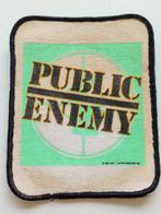 Public Enemy zeer zeldzame vintage 80's logo patch p158, Verzenden, Nieuw, Kleding
