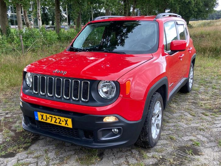 Jeep 2015 Rood, Auto's, Jeep, Particulier, Renegade, ABS, Achteruitrijcamera, Airbags, Airconditioning, Bochtverlichting, Centrale vergrendeling
