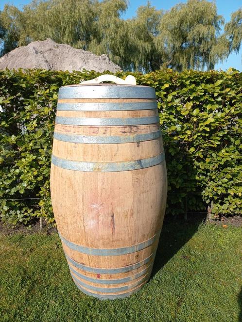 Eikenhouten Regenton Sigaarmodel 275 liter, Tuin en Terras, Regentonnen, Nieuw, Hout, 150 liter of meer, Ophalen