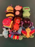 Lidl achtertuin mini’s knuffels vlinder kikker bij worm rups, Ophalen of Verzenden, Zo goed als nieuw, Overige typen