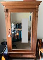 antieke spiegelkast, Huis en Inrichting, Ophalen, Gebruikt, 100 tot 150 cm, 200 cm of meer