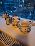 Delfblauw kannen melk suiker 3 totaal, Ophalen of Verzenden