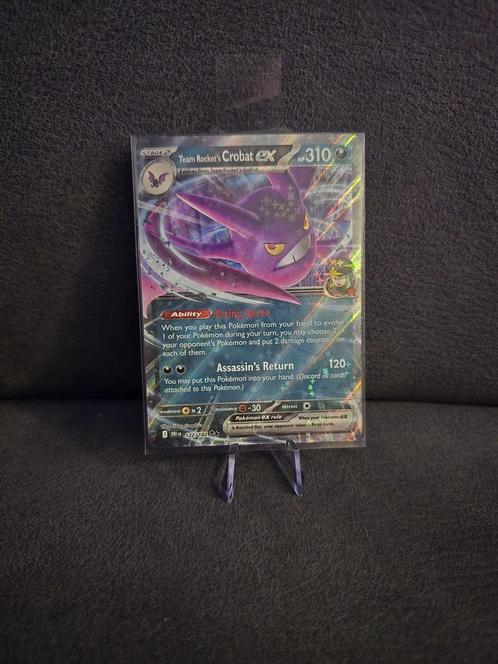 Team Rocket’s Crobat EX 122/182, Hobby en Vrije tijd, Verzamelkaartspellen | Pokémon, Zo goed als nieuw, Losse kaart, Ophalen of Verzenden