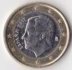 1 euro 2017 Spanje, Postzegels en Munten, Munten | Europa | Euromunten, Spanje, 1 euro, Losse munt, Verzenden