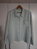Vintage! Mintgroene blouse maat 42, Kleding | Dames, Blouses en Tunieken, Ophalen of Verzenden, Zo goed als nieuw, Maat 42/44 (L)