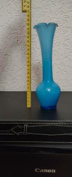 Vintage Kobalt blauwe Opaline Vaas (Murano/Empoli Style), Antiek en Kunst, Antiek | Vazen, Ophalen of Verzenden