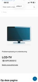 Philips LCD TV 42 inch - Goed beeld!, Ophalen, Philips, Gebruikt, 50 Hz