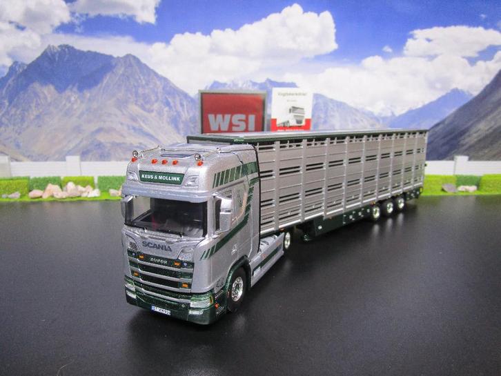 Wsi 01-4004 Keus & Mollink , Scania S Highline CS20H, Hobby en Vrije tijd, Modelauto's | 1:50, Nieuw, Bus of Vrachtwagen, Wsi