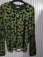 Leuk groen  print shirt, Kleding | Dames, T-shirts, Groen, Maat 38/40 (M), Ophalen of Verzenden, Lange mouw