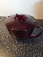 Rode Tupperware Microplus Kom met Deksel, Huis en Inrichting, Ophalen of Verzenden, Zo goed als nieuw
