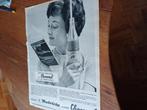 Advertentie van Nutricia Chocomel 3 1959, Verzamelen, Merken en Reclamevoorwerpen, Ophalen of Verzenden, Zo goed als nieuw, Overige typen