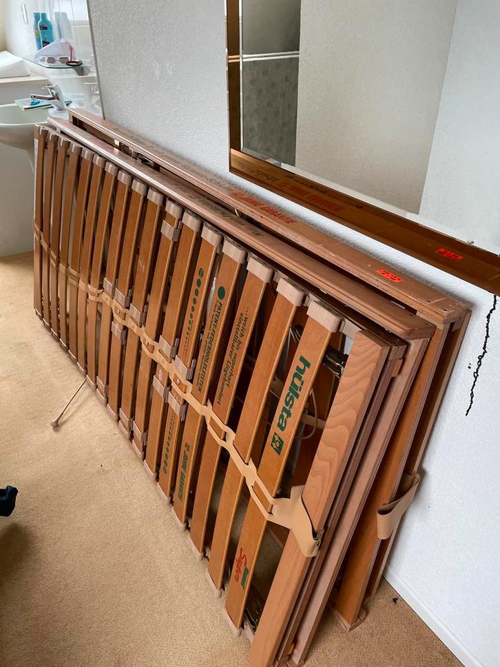 Hülsta Bedbodem - gebruikt (2x), Huis en Inrichting, Slaapkamer | Matrassen en Bedbodems, Zo goed als nieuw, Bedbodem, 90 cm, 200 cm