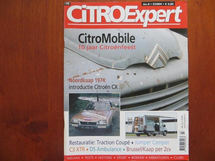 CitroExpert 46 introductie Citroën CX 1974, Jumper Camper, Boeken, Auto's | Folders en Tijdschriften, Nieuw, Citroën, Ophalen of Verzenden