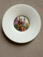 Vintage Watercolors Black Spal Portugal porseleinen bordje, Ophalen of Verzenden