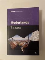 Prisma Woordenboek Nederlands-Spaans / Spaans-Nederlands, Boeken, Woordenboeken, Ophalen of Verzenden, Zo goed als nieuw, Prisma of Spectrum