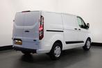 Ford Transit Custom 340 1.0 125PK EcoBoost Hybride Benzine A, Auto's, Bestelauto's, Automaat, Stof, Gebruikt, 2102 kg