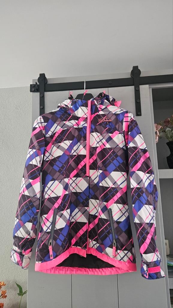 Ski jas Brunotti met capuchon maat 176, Ophalen of Verzenden, Zo goed als nieuw