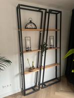 Metalen roomdivider kast, Huis en Inrichting, Met plank(en), Gebruikt, 100 tot 150 cm, Ophalen of Verzenden