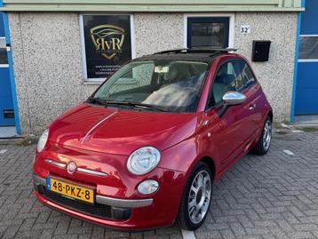 Fiat 500 1.2 Cherry AUT Uniek LEDER PANO CLIMATE (bj 2011) beschikbaar voor biedingen