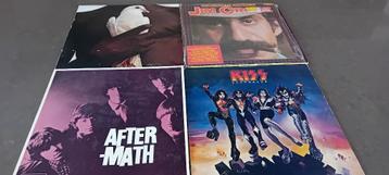 LP's  Rock 4 stuks (Stones-Kiss-Jim Croce (2LP). - Santana  beschikbaar voor biedingen