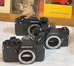 3 vintage analoge SRL's (Cosina CMS en RevueFlex SC1 en SD1), Audio, Tv en Foto, Ophalen of Verzenden, Compact, Overige Merken