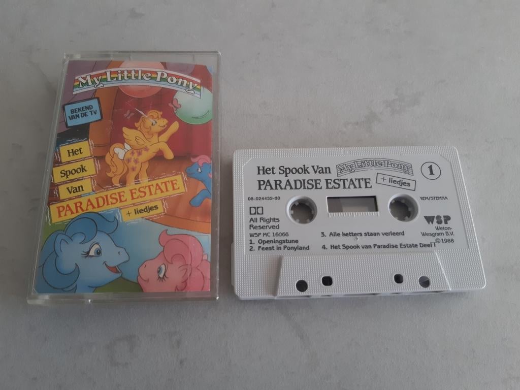My Little Pony - Het Spook Van Paradise Estate Cassette, Kinderen en Jeugd, 1 bandje, Ophalen of Verzenden, Zo goed als nieuw