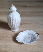 Mooi limoges porseleinen vaasje en schaaltje, Ophalen of Verzenden