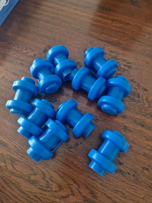 Nieuwe trampoline einddoppen - set van 10 stuks (blauw), Kinderen en Baby's, Speelgoed | Buiten | Trampolines, Nieuw, Verzenden