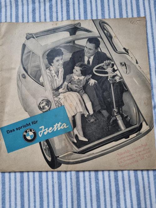 Originele BMW Isetta folder, Boeken, Auto's | Folders en Tijdschriften, Zo goed als nieuw, BMW, Ophalen of Verzenden
