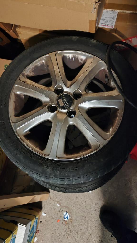 Bonito velgen incl winterbanden, Auto-onderdelen, Overige Auto-onderdelen, Renault, Ophalen