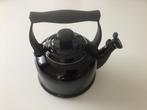 Le Creuset fluitketel zwart 2 liter., Ophalen of Verzenden, Gietijzer