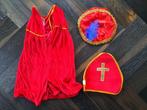 Sinterklaas cape & mijter Pieten muts / Pietbaret (4-6 jaar), Verzenden, Nieuw, Jongen of Meisje