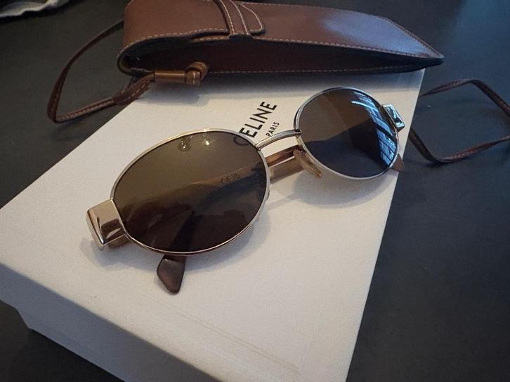 Celine triomphe metal rose gold zonnebril, Sieraden, Tassen en Uiterlijk, Zonnebrillen en Brillen | Dames, Zo goed als nieuw, Zonnebril