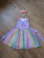 Eenhoorn/unicorn jurk (5-7 jarigen) + haarband, Kinderen en Baby's, Carnavalskleding en Verkleedspullen, Ophalen of Verzenden