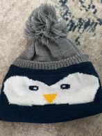 Warme baby muts pinguïn Hema 0-4 maanden, Maat 50, Ophalen of Verzenden, Zo goed als nieuw, Jongetje