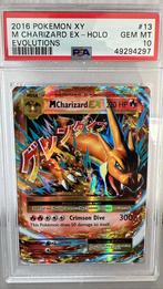 Pokemon XY EVOLUTION M CHARIZARD EX 13/108 PSA 10, Ophalen of Verzenden, Nieuw, Losse kaart, Foil