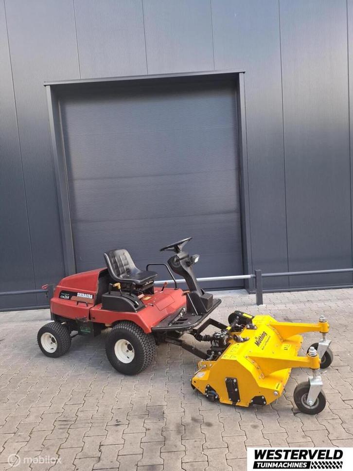 Gebruikte Shibaura CM214 frontmaaier Muthing klepelmaaier, Zakelijke goederen, Machines en Bouw | Tuin, Park en Bosbouw, Overige typen