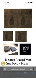 Dome Deco Lizard Placemat Set en onderzetters, Ophalen of Verzenden, Zo goed als nieuw, Glas of Kopje