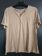 Khaki kleurig henley shirt maat xxl (46/48) nieuw, Ophalen of Verzenden, Nieuw, Overige kleuren, Shirt of Top